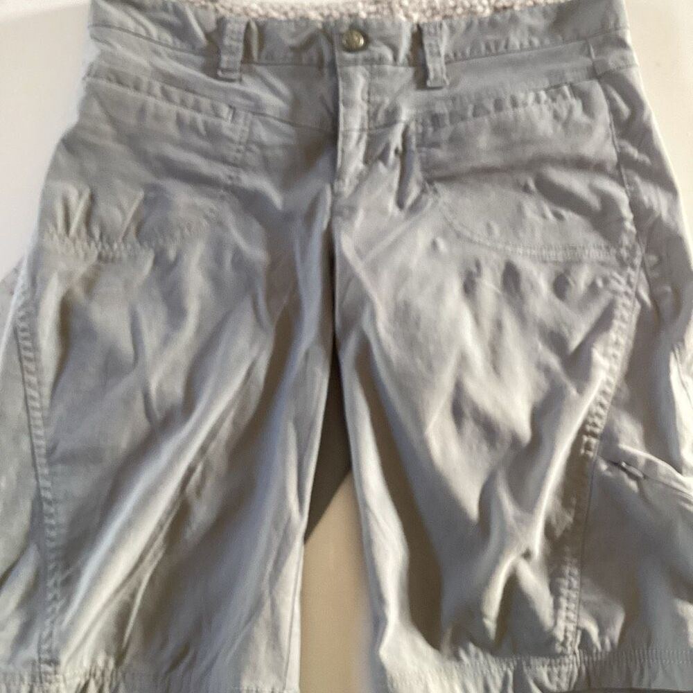 ATHLETA Womens Bermuda Dipper Short Sz 8 Gray Stretch